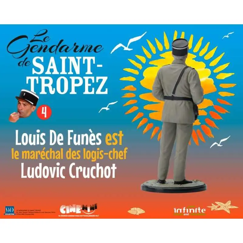 Figurine Le Gendarme de Saint-Tropez -4- Louis de Funes est le Marechal des Logis-Chef Ludovic Cruchot Nouveauté