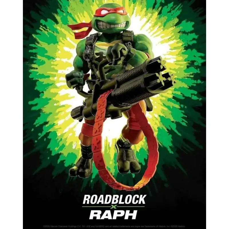 Vente Flash Actionfigur Raphael x Roadblock – Teenage Mutant Ninja Turtles Classic