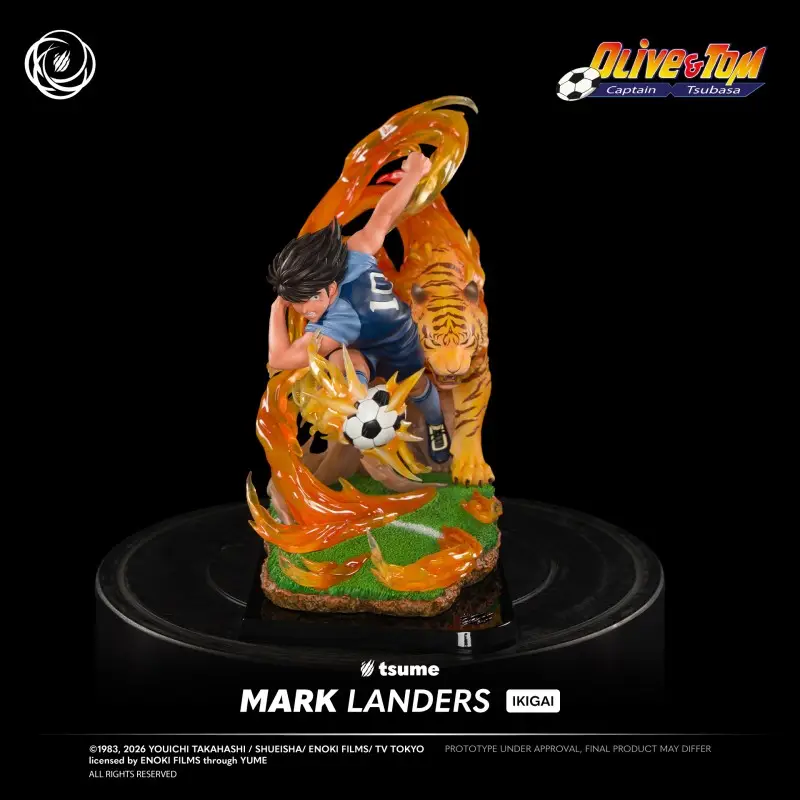 Estatua de Mark Lenders 1/6 Ikigai de Tsume – Oliver y Benji Commander Maintenant