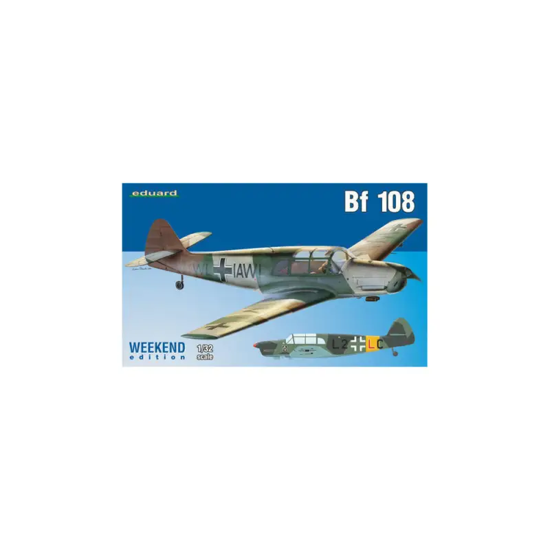 Meilleur Choix Messerschmitt Bf 108 Taifun + bonus 1Pilote FAFL 1/32 EDUARD WE Edition