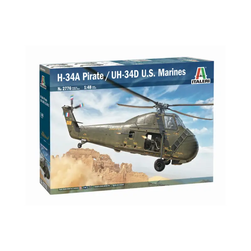 Helico Sikorsky H-34A PIRATE/ UH-34D U.S.MARINES 1/48 ITALERI Offre Spéciale