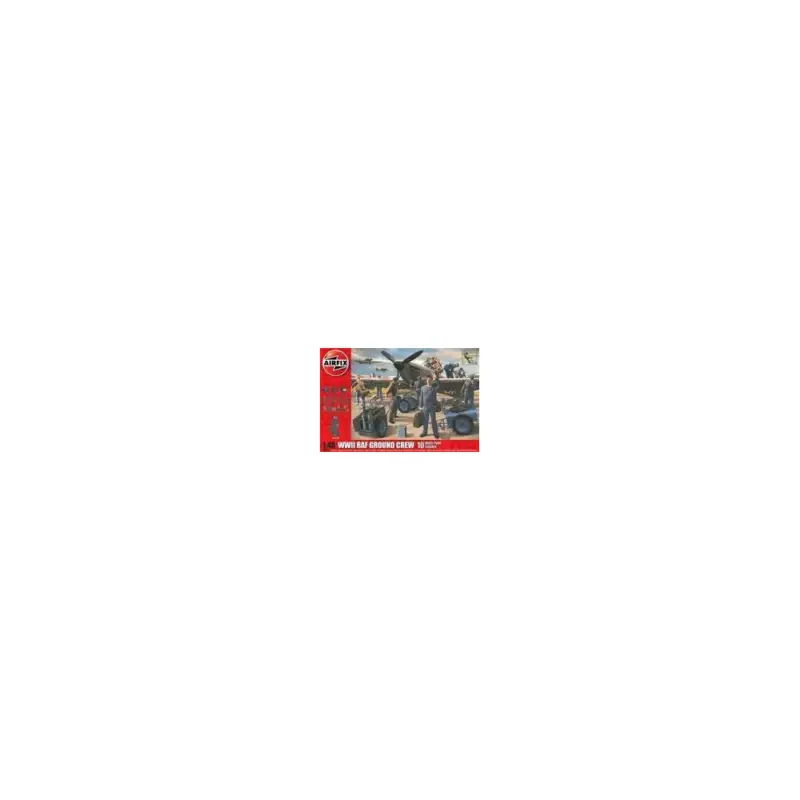 PERSONNEL AU SOL RAF WWII (10 FIG) 1/48 AIRFIX Promotion Saisonnière