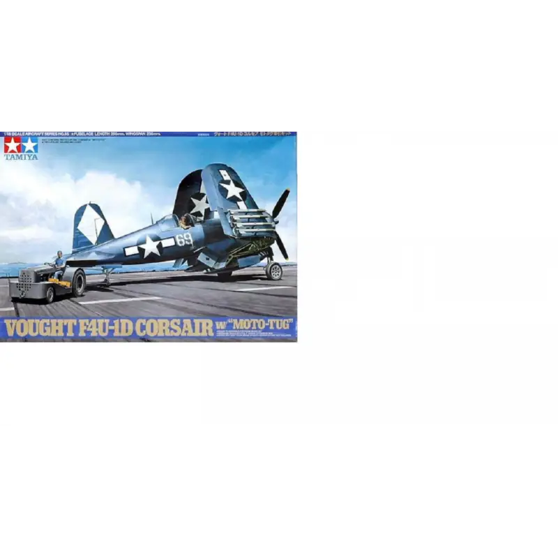 Chance Vought F4U-1D CORSAIR & Tracteur de pontmaquette1/48 TAMIYA Must-Have