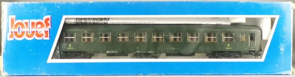 Jouef Champagnole 526200 Ho Sncf Voiture Dev AO Couchettes 2ème Classe B10c10 myfi 52142 Livrée Vert Epoque III Boite Bleue 2 Dernière Chance