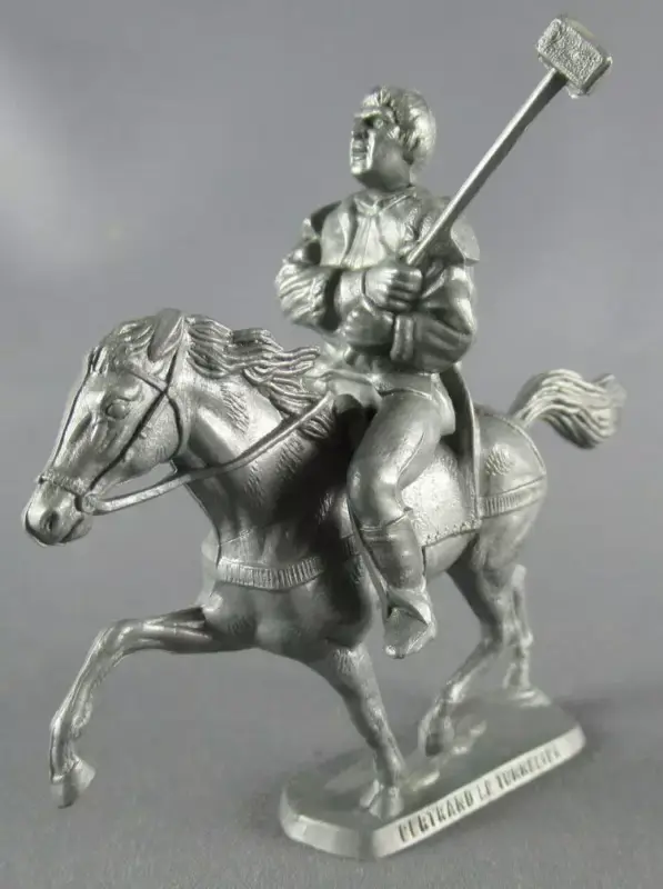 Achat Immédiat Thierry la Fronde - Figurine MC Caiffa - Bertrand le tonnelier à cheval