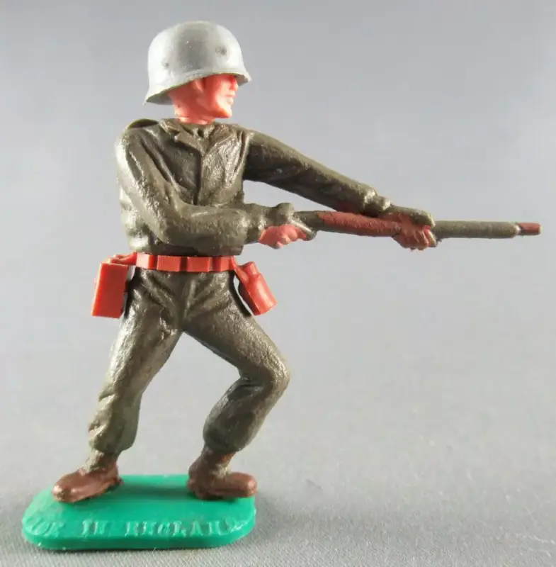Jusqu'à Épuisement Des Stocks Timpo - WW2 - Américains - 1ère série - Tireur fusil poitrine jambes pliées vers la gauche