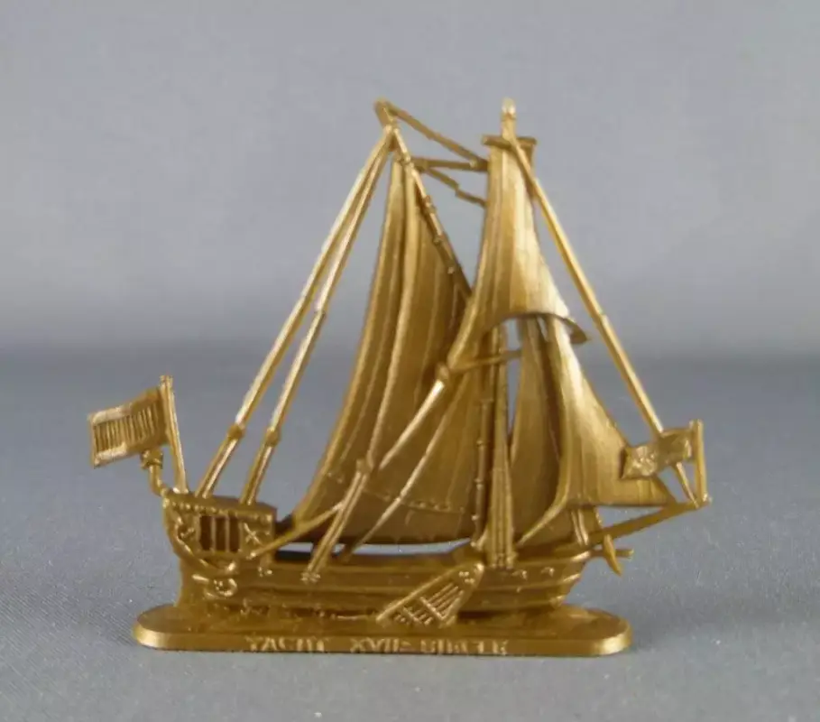 Réduction Figurine Publicitaire Maison du Café - Bateaux & Marins Célèbres - Yacht XVII° Siècle