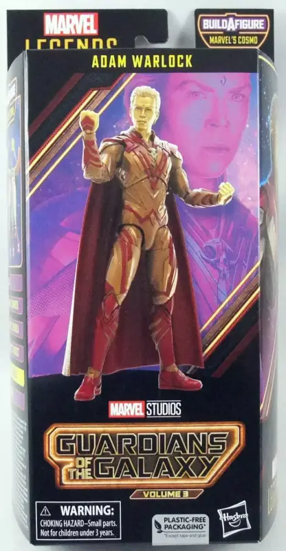 Marvel Legends - Adam Warlock (Guardians of the Galaxy Vol.3) - Série Hasbro (Cosmo) Retour Gratuit