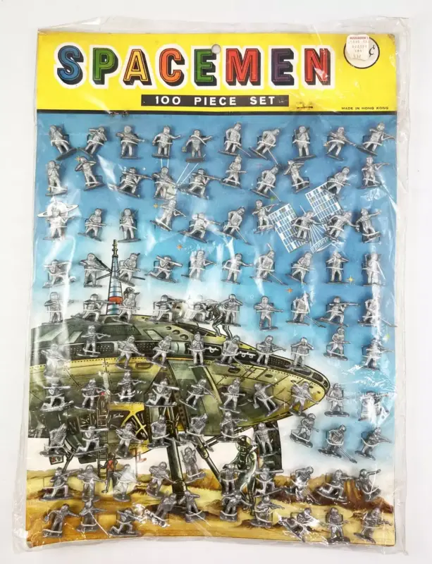 Space Toys - Set de 100 Spacemen (F. W. Woolworth 1950's) Jusqu'à Épuisement Des Stocks