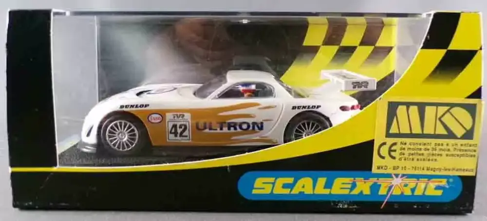 Scalextric C2189 - TVR Speed 12 Esso Ultron N°42 Eclairage Fonctionne Neuve Boite Super Prix