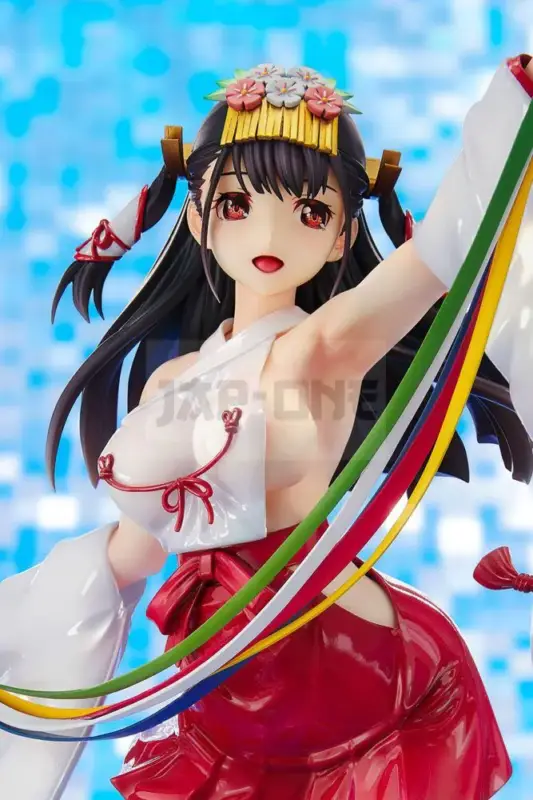 Original Character Figurine Pvc Tight Na Oshigoto #2 – Shrine Maiden Akane Kagura 25 Cm Haute Qualité