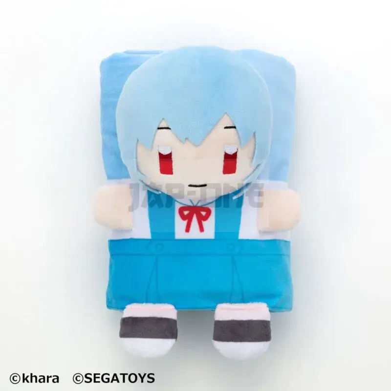 Vente Flash Neon Genesis Evangelion Peluche Roll-Up Rei Ayanami 23 Cm