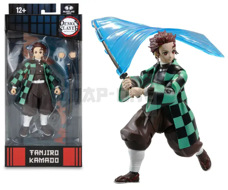 Authentique Demon Slayer: Kimetsu No Yaiba Figurine Tanjiro Kamado 18 Cm