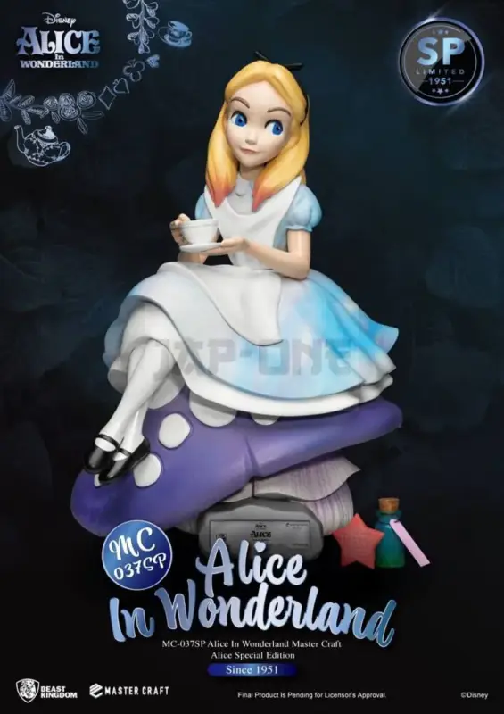 Alice Au Pays Des Merveilles Figurine Master Craft Alice Special Edition 36 Cm Quantité Limitée
