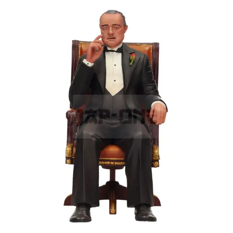 Achat Immédiat Le Parrain Figurine Pvc Movie Icons Don Vito Corleone 15 Cm