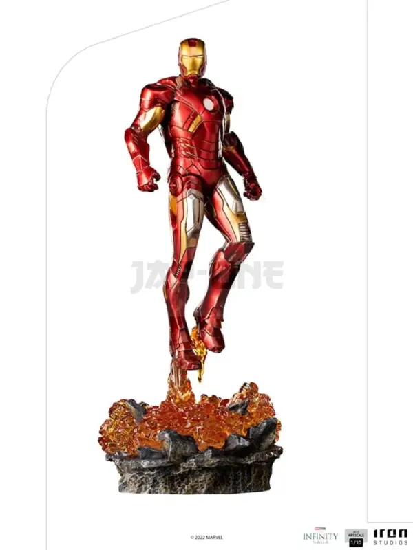 The Infinity Saga-Iron Man Battle Ny-Figurine 1/10 Bds Art Scale 28Cm Must-Have