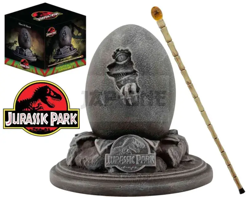 Jurassic Park 30Ans – Set Oeuf + Canne – Réplique Edition Limitée Nouvel Arrivage