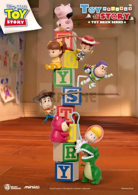 Toy Story – Toy Brick Series – Set 8 Figurine Mini Egg Attack 7Cm Soldes