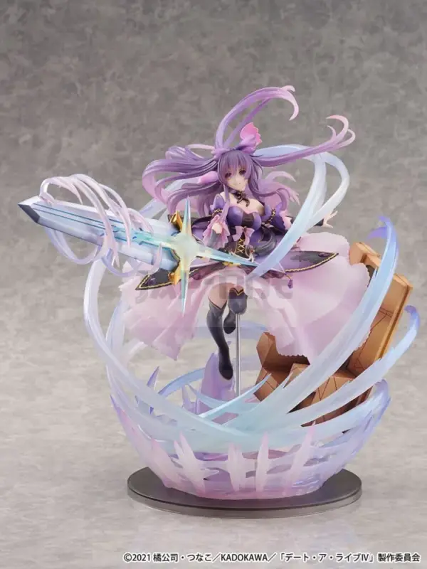 Date A Live Iv Figurine Pvc Shibuya Scramble Figurine 1/6 Tohka Yatogami Princess Amethyst Dress Ver. 32 Cm Réduction