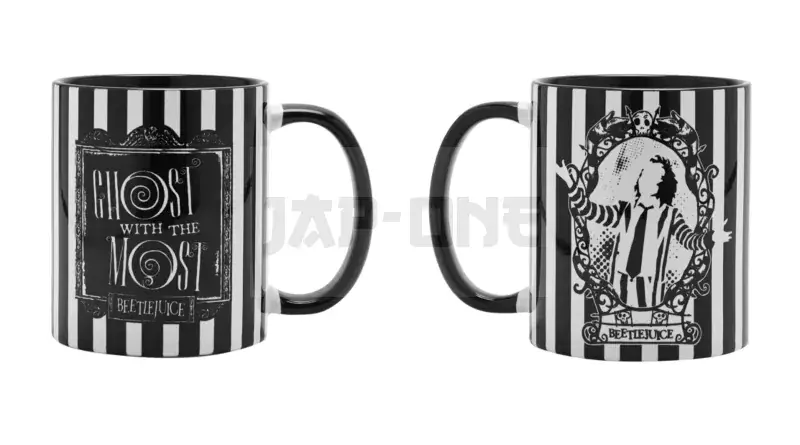 Beetlejuice – Black&White – Ghost – Mug Interieur Coloré – 312 Ml Meilleur Choix