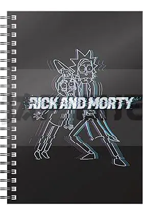 Petit Prix Libreta Espiral Glitch Rick Y Morty