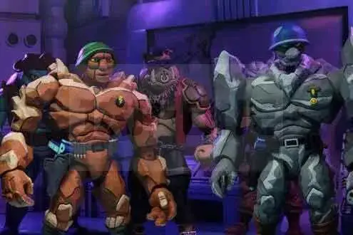 Traag & Granitor Pack 2 Figuras 18 Cm Scale Action Figurine Tmnt Cartoon Series 4 Populaire