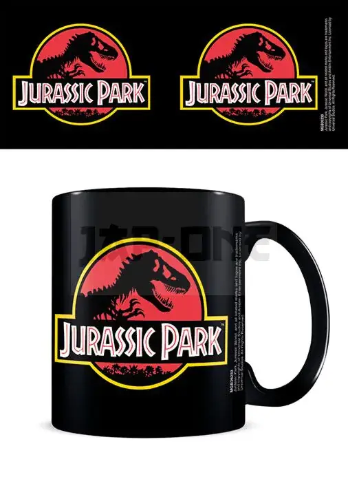 Expédié Aujourd&rsquo;hui Jurassic Park – Logo – Mug Black Pod 315Ml