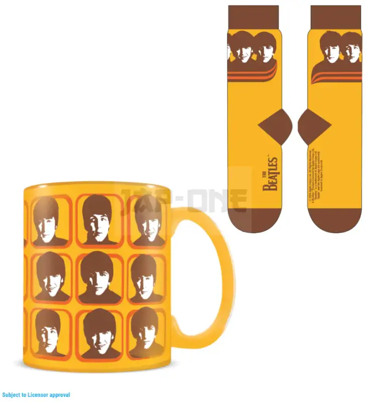 The Beatles – The Beatles – Mug 315Ml Et Chaussettes 41-45 Certifié