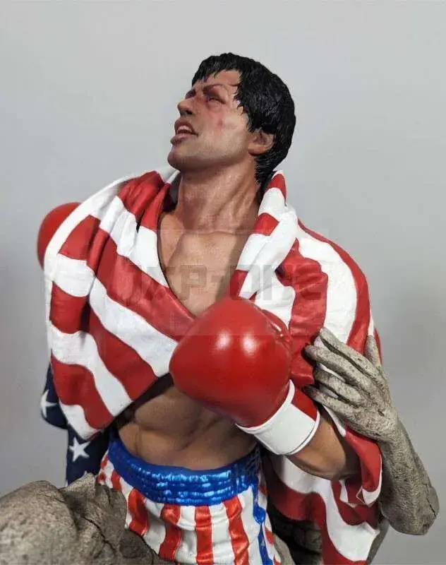 Rocky 4 1/4 Scale Resin Statue 45 Cm Prix Cassé