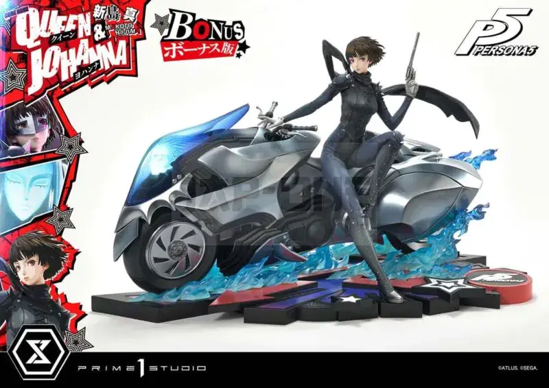 Expédié Aujourd&rsquo;hui Persona 5 Figurine Premium Masterline Series 1/4 Makoto Niijima « Queen » & Johanna Bonus Version 42 Cm