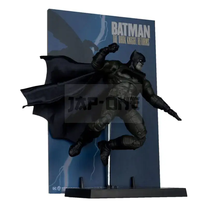 Nouvelle Collection Dc Multiverse Mcfarlane Cover Recreations Figurine Batman (Batman: The Dark Knight Returns #1) (Gold Label) 18 Cm
