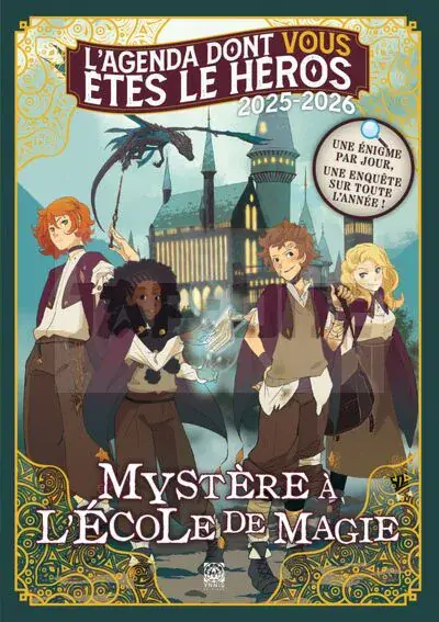 L&rsquo;AGENDA DONT VOUS ETES LE HEROS 2025-2026 – MYSTERE A L&rsquo;ECOLE DE MAGIE Marque