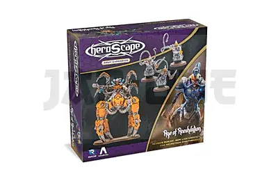 Heroscape: Revna’S Rebuke: Iron Lich Viscerot And Necrotech Wraithriders Army Expansion – En Bon Marché