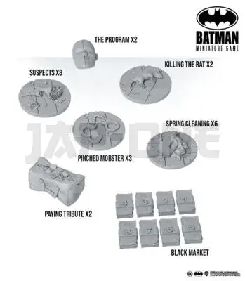 Super Prix Batman Miniature Game: Organized Crime Markers – En