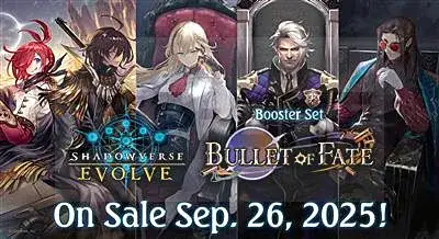 Seulement Aujourd'hui Shadowverse: Evolve - Bullet Of Fate Booster Display (12 Packs) - En