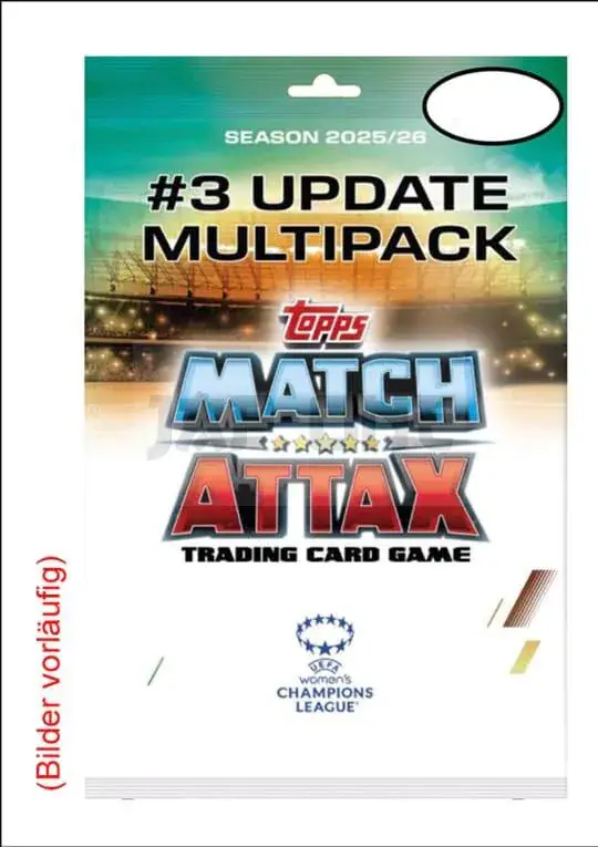 Nouvelle Collection Uefa Women&rsquo;S Champions League Match Attax Cartes À Collectionner 2025/26 Mega Multipack Update Queens Of Europe *Allemand*