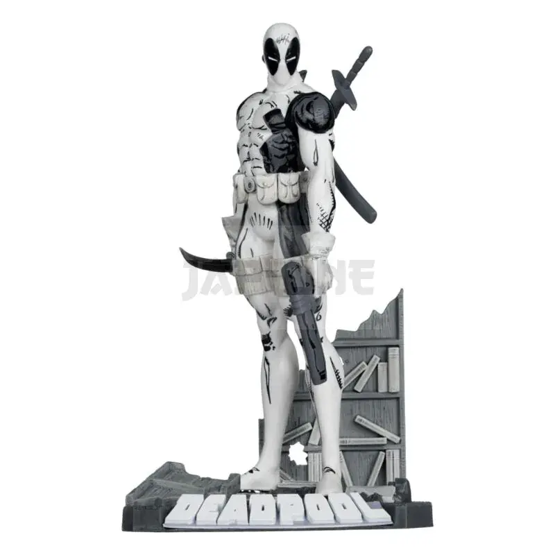 Marvel Collection Figurine Pvc 1/10 Deadpool (The New Mutants #98) (Line Art) (Gold Label) 17 Cm Offre Exclusive