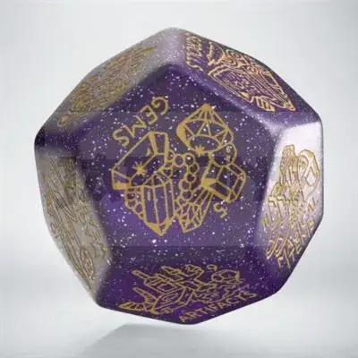 Marque Treasure Generator Die: Shimmering Purple&Gold