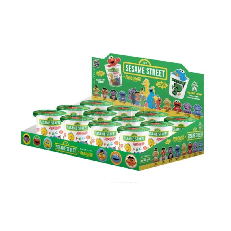 Sesame Street Rokimoto Cup Of Fun Présentoir Figurines Blind Box Wave 1 10 Cm (12) Promotion Saisonnière