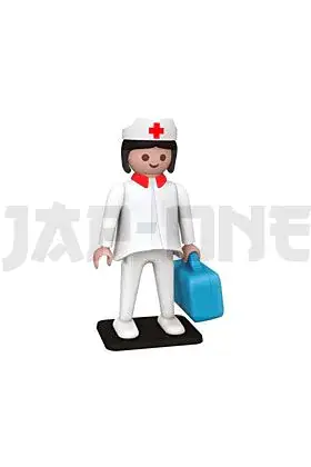 Prix Cassé La Enfermera Estatua Resina 25 Cm Playmobil Collectoys