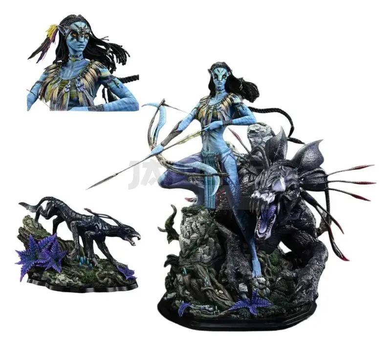 Avatar (Film) Figurine Real Elite Masterline Series 1/4 Neytiri & Thanator Deluxe Bonus Version 75 Cm Prix Promo