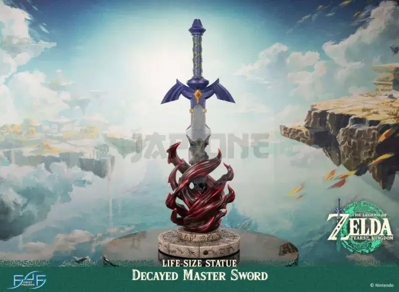 Legend Of Zelda Tears Of The Kingdom Decayed Master Sword Life-Size Statue 70 Cm Promotion