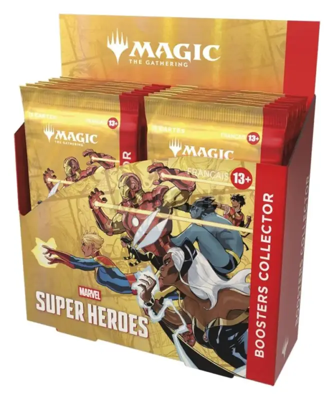 Offre Spéciale Magic The Gathering Marvel Super Heroes Présentoir Boosters Collectors (12) *Francais*