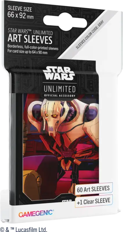 Gg : Sw Unlimited Art Sleeves : General Grievous En Super Prix