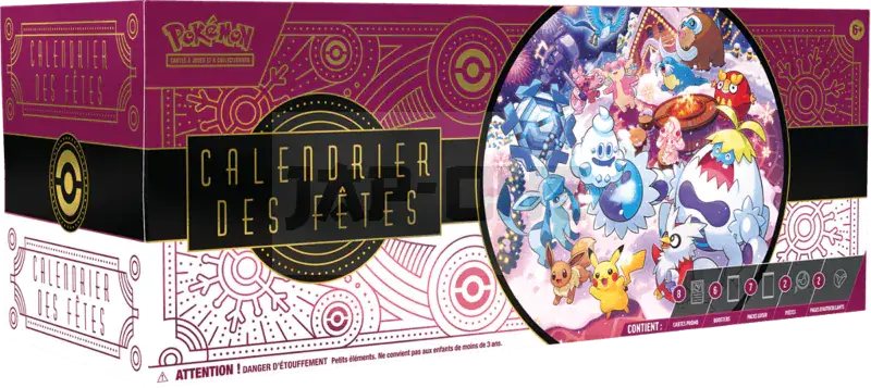 Pokémon : Calendrier Des Fêtes 2025 (De L&rsquo;Avent) Fr Offre Du Jour