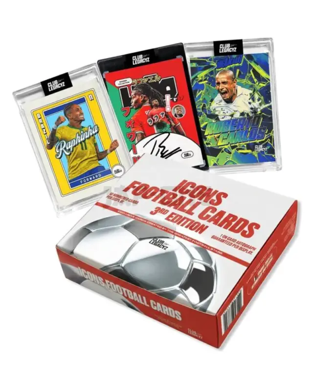 Club Legacyz Icons 3Rd Edition Football Cards Case (10 Displays) – En Promotion