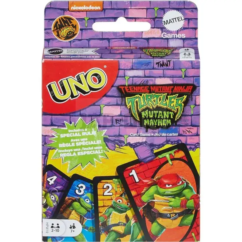 Uno Teenage Mutant Ninja Turtles Card Game Super Prix