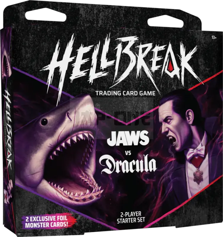 Réduction Hellbreak Tcg - Dawn Of Terror 2 Player Starter "Jaws Vs Dracula" - En