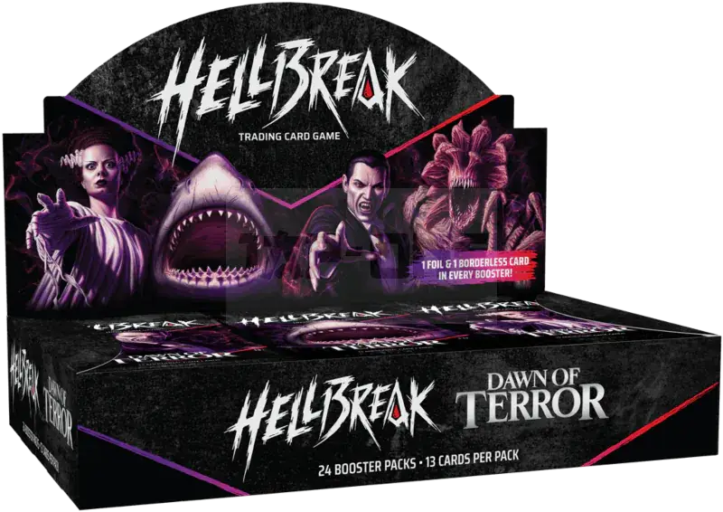 Quantité Limitée Hellbreak Tcg – Dawn Of Terror Booster Box (24 Packs) – En