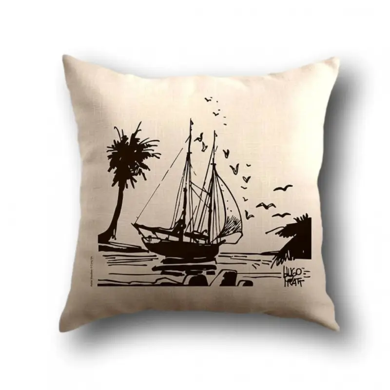 Coussin Corto Maltese - Adieu Satisfait Ou Remboursé